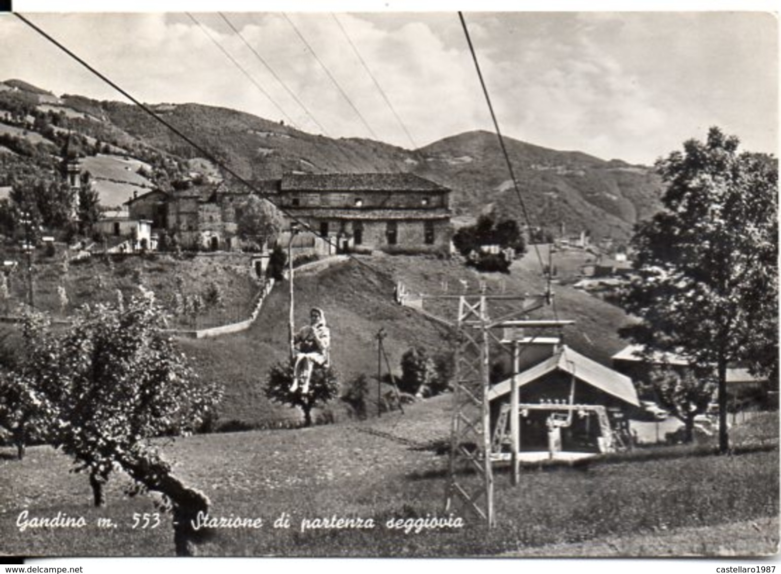 Gandino M. 553 - Stazione Di Partenza Seggiovia - Altri & Non Classificati