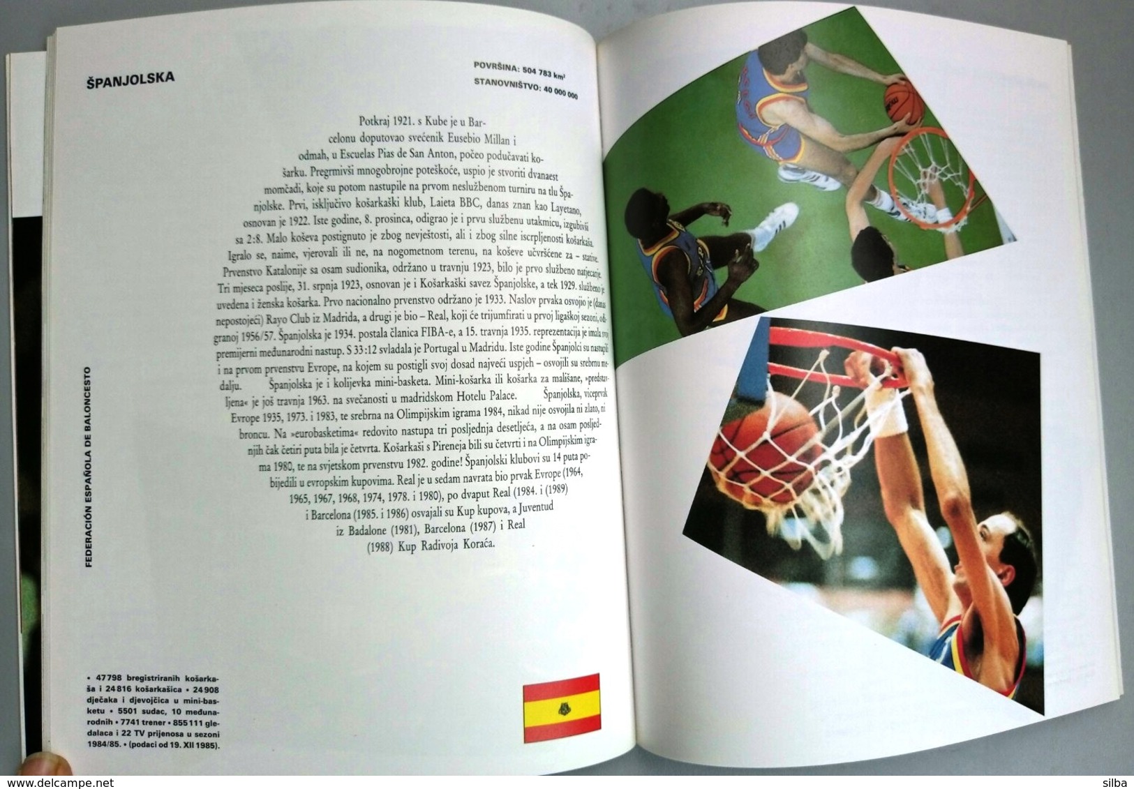 Croatia 1989 / EUROBASKET  ZAGREB '89 / 26th European Basketball Championship for Men / Book