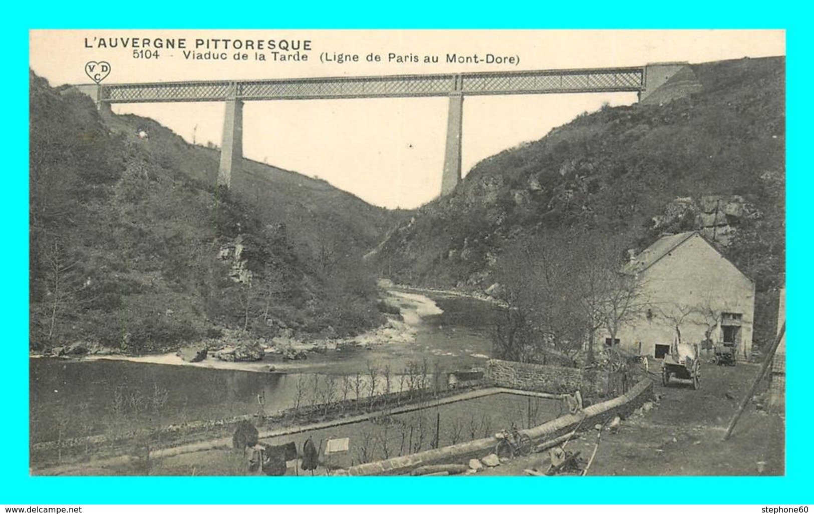 A780 / 003 23 - EVAUX LES BAINS Viaduc De La Tarde Ligne Paris Au Mont Dore - Evaux Les Bains