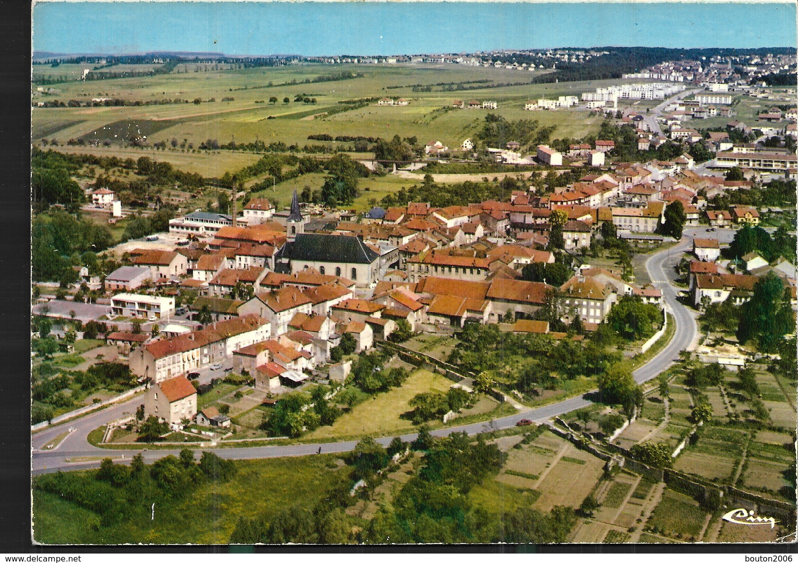 Faulquemont Près De Saint-Avold Laudrefang Folschviller Laudrefang Crehange Vue Générale Aérienne Vieille Ville - Faulquemont