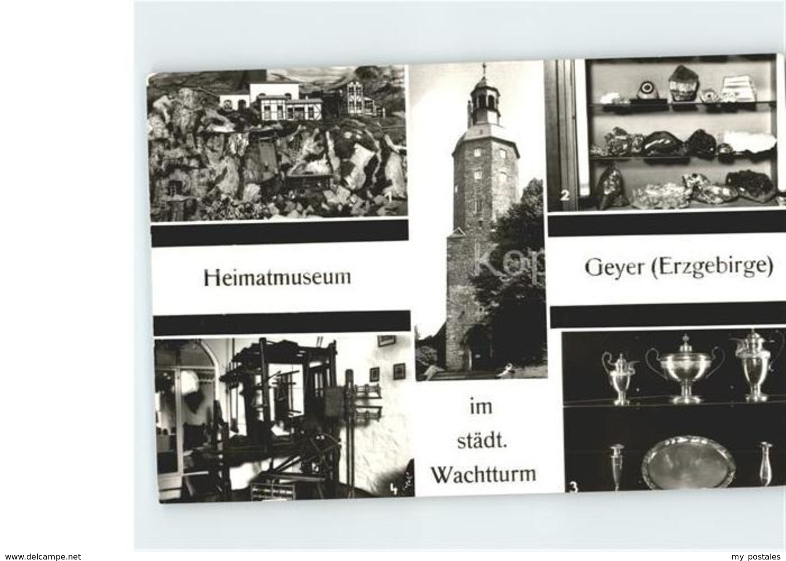 71950044 Geyer Wachtturm Binge Model Mineraliensammlung Geyer - Geyer