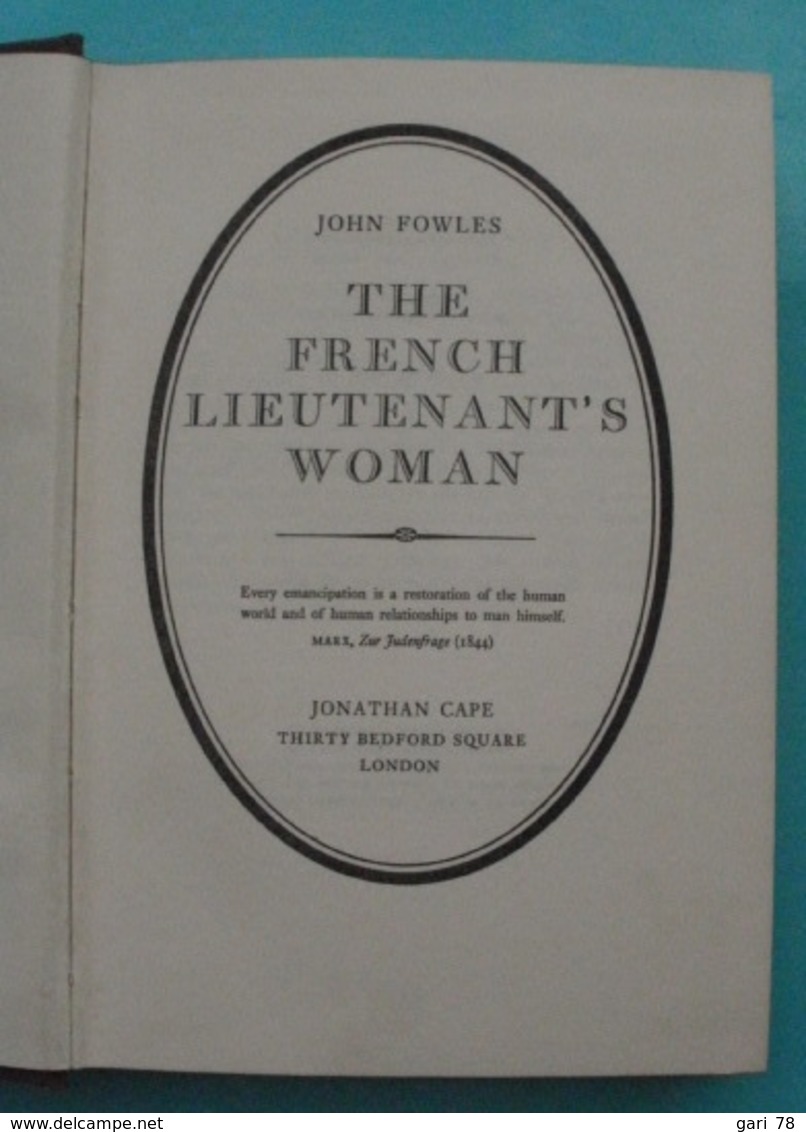 John FOWLES The French Lieutenant's Woman - Otros & Sin Clasificación