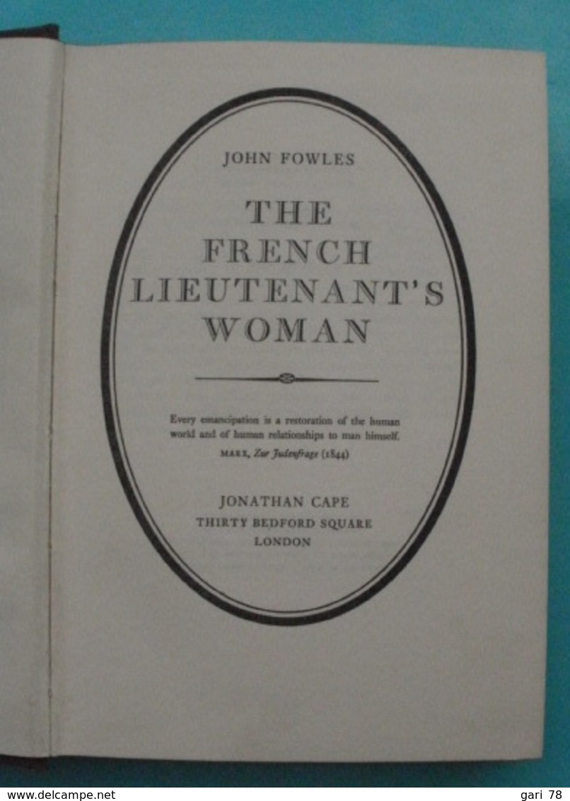 John FOWLES The French Lieutenant's Woman - Andere & Zonder Classificatie