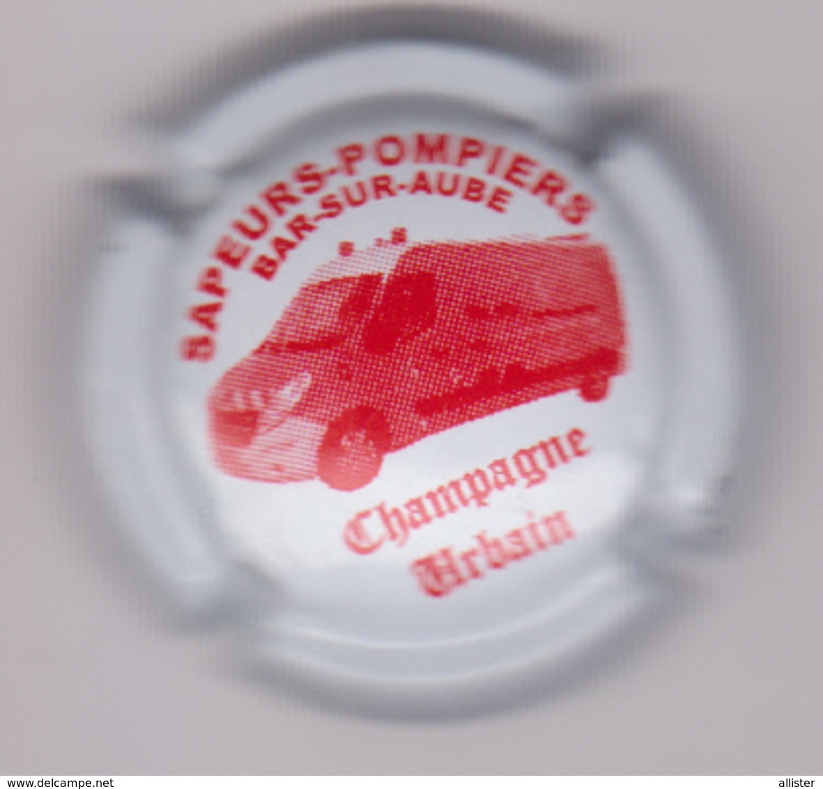 Capsule Champagne URBAIN P&F ( 18b ; Ambulance Sapeurs Pompiers De Bar Sur Aube )  {S21-19} - Autres & Non Classés