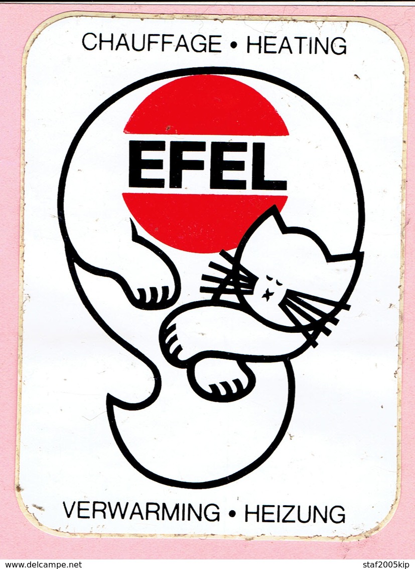 Sticker - EFEL - Verwarming Heizung - Autocollants