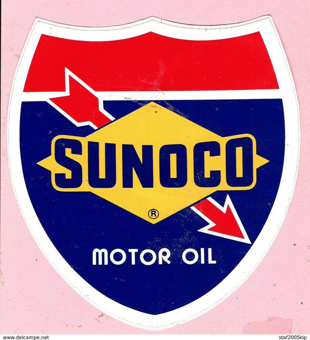 Sticker - SUNOCO - MOTOR OIL - Autocollants