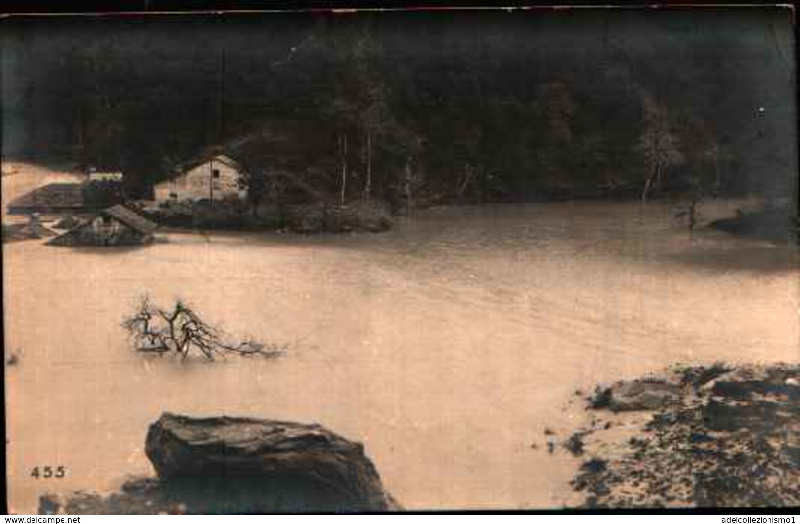 2499) CARTOLINA FOTOGRAFICA DI UN INONDAZIONE-VIAGGIATA NEL 1907 - Fotografía