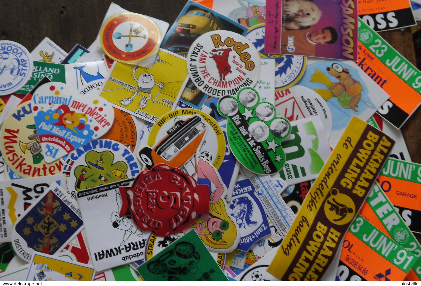 Lot Stickers Zelfklevers Ong. Env. 5500  Autocollants Extreem Groot Grand Lot - Autocollants