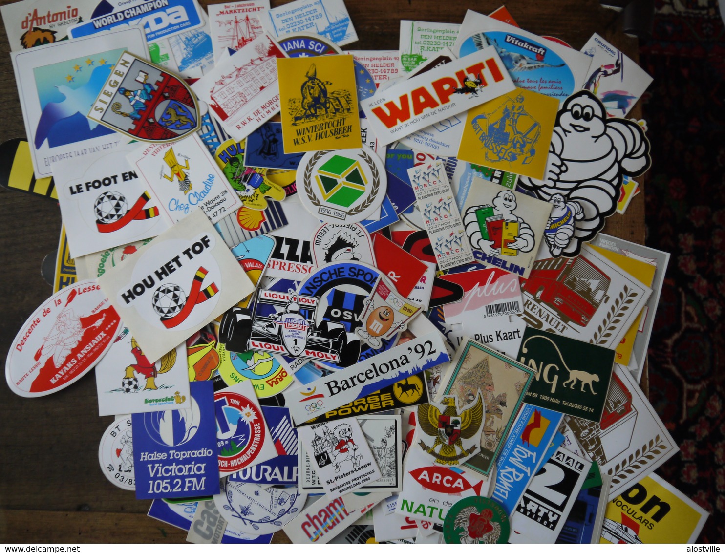 Lot Stickers Zelfklevers Ong. Env. 5500  Autocollants Extreem Groot Grand Lot - Autocollants