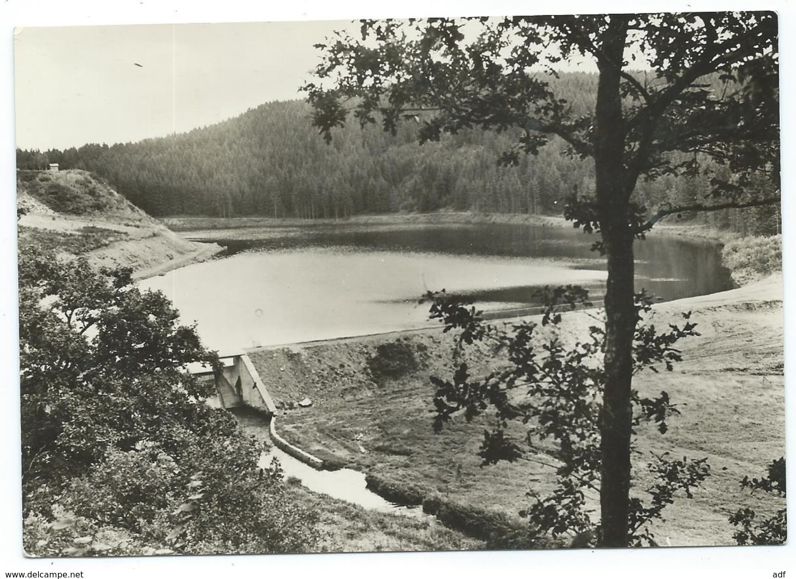 CPSM NEUFCHATEAU, LE LAC ARTIFICIEL, PROVINCE DE LUXEMBOURG, BELGIQUE - Neufchâteau