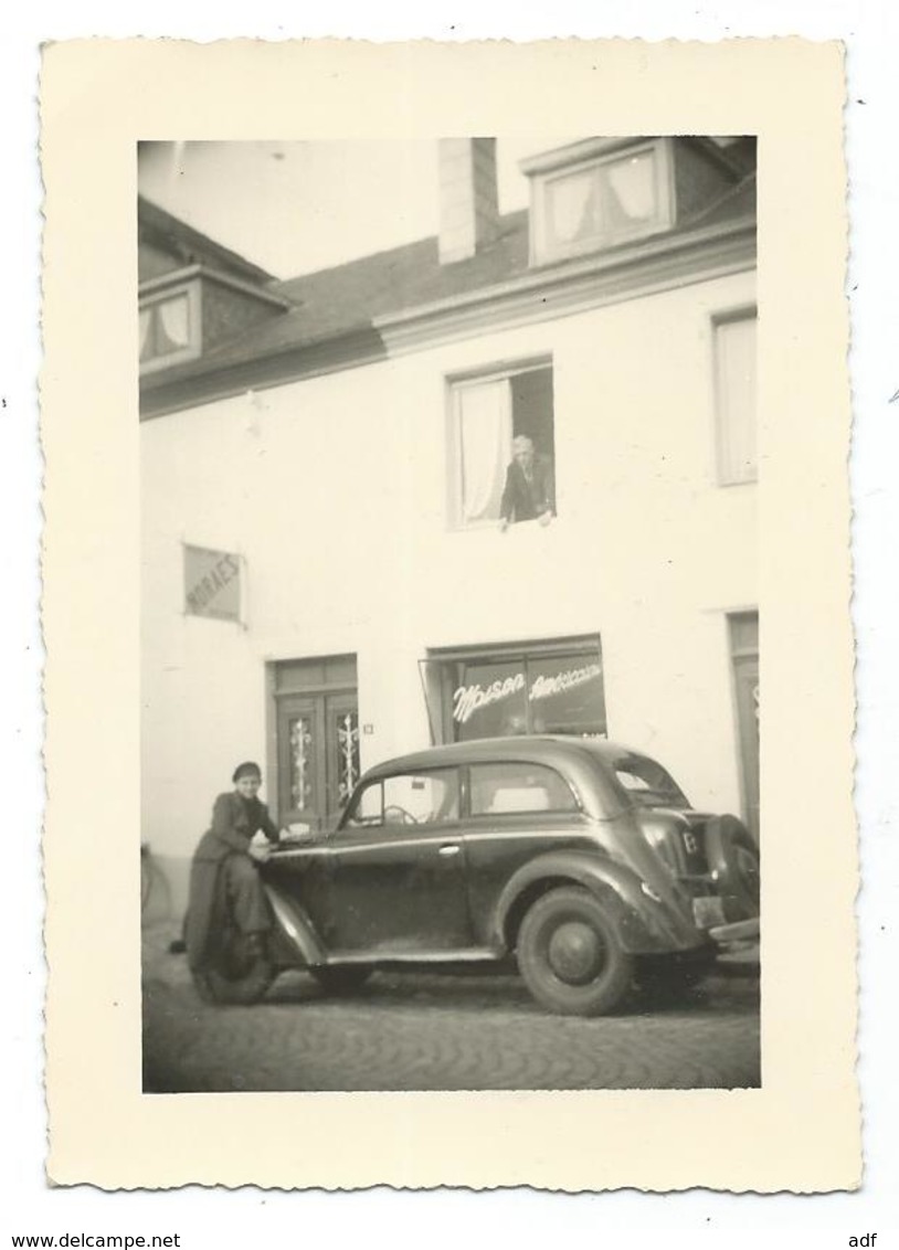 LOT 3 ANCIENNES PHOTOS ANIMEE NEUFCHATEAU ? OU ENVIRONS ? AUTOS VOITURES ANCIENNES, MAGASIN, BAR, CAFE, BELGIQUE - Neufchâteau