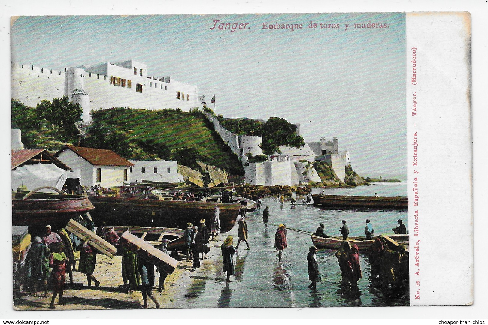 Tanger - Embarque De Toros Y Maderas - Tanger