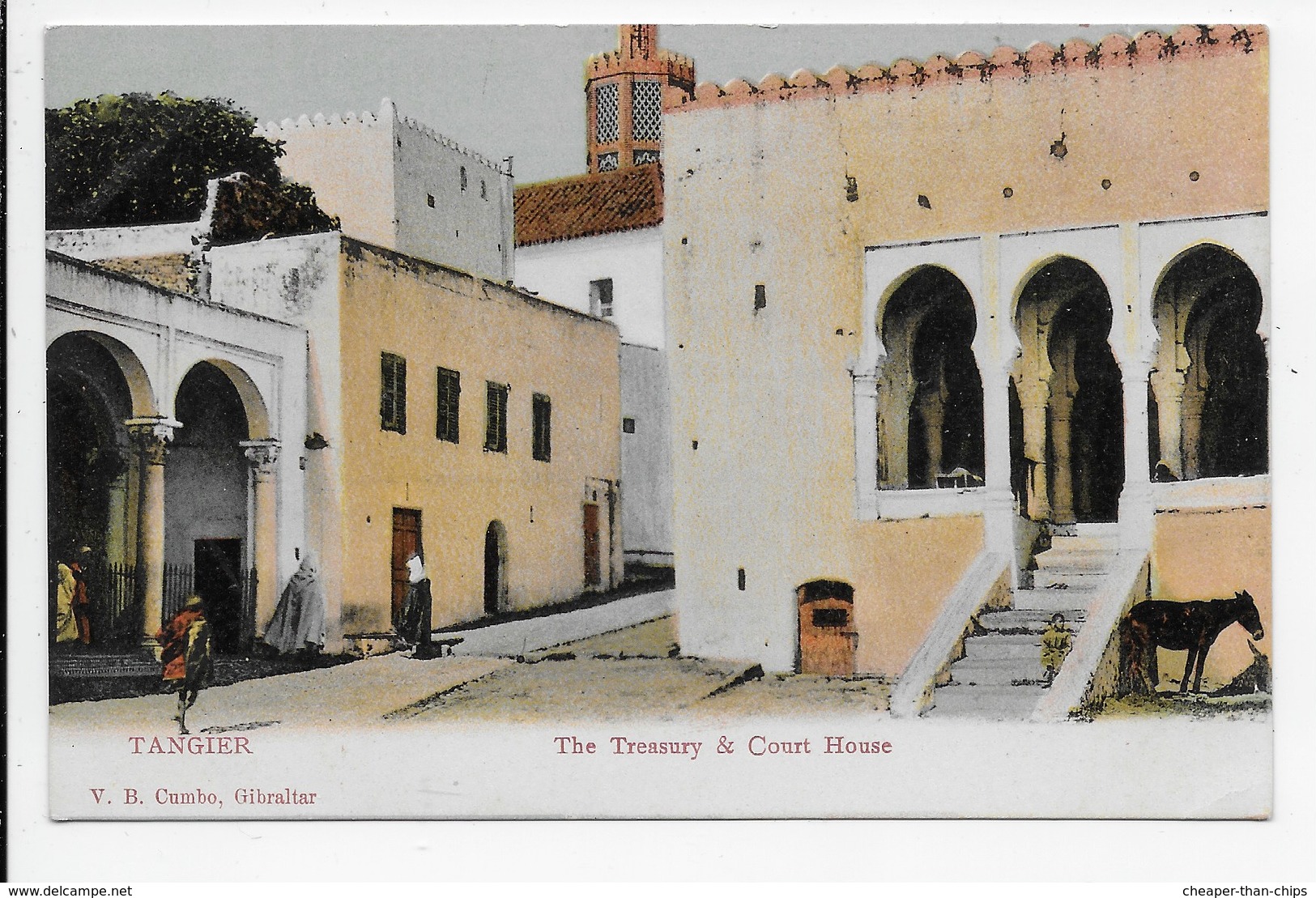 Tangier - The Treasury & Court House - Undivided Back - Cumbo, Gibraltar - Tanger