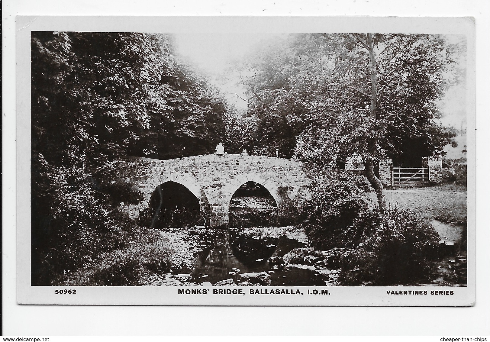 Monks' Bridge, Ballasalla, I.O.M. - Valentine XL 50962 - Isle Of Man