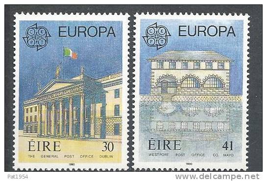 Irlande 1990 N°721/722 Neufs ** Europa Bâtiments Postaux - Neufs