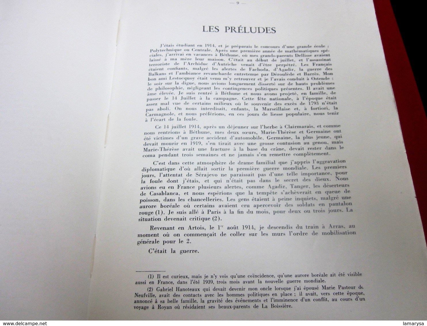 WW1 & WW2 -SOUVENIR DE GUERRE D'1 FANTASSIN 51é DIVISION INFANTERIE-par Gaston Richebé .Militaria Document - Documents