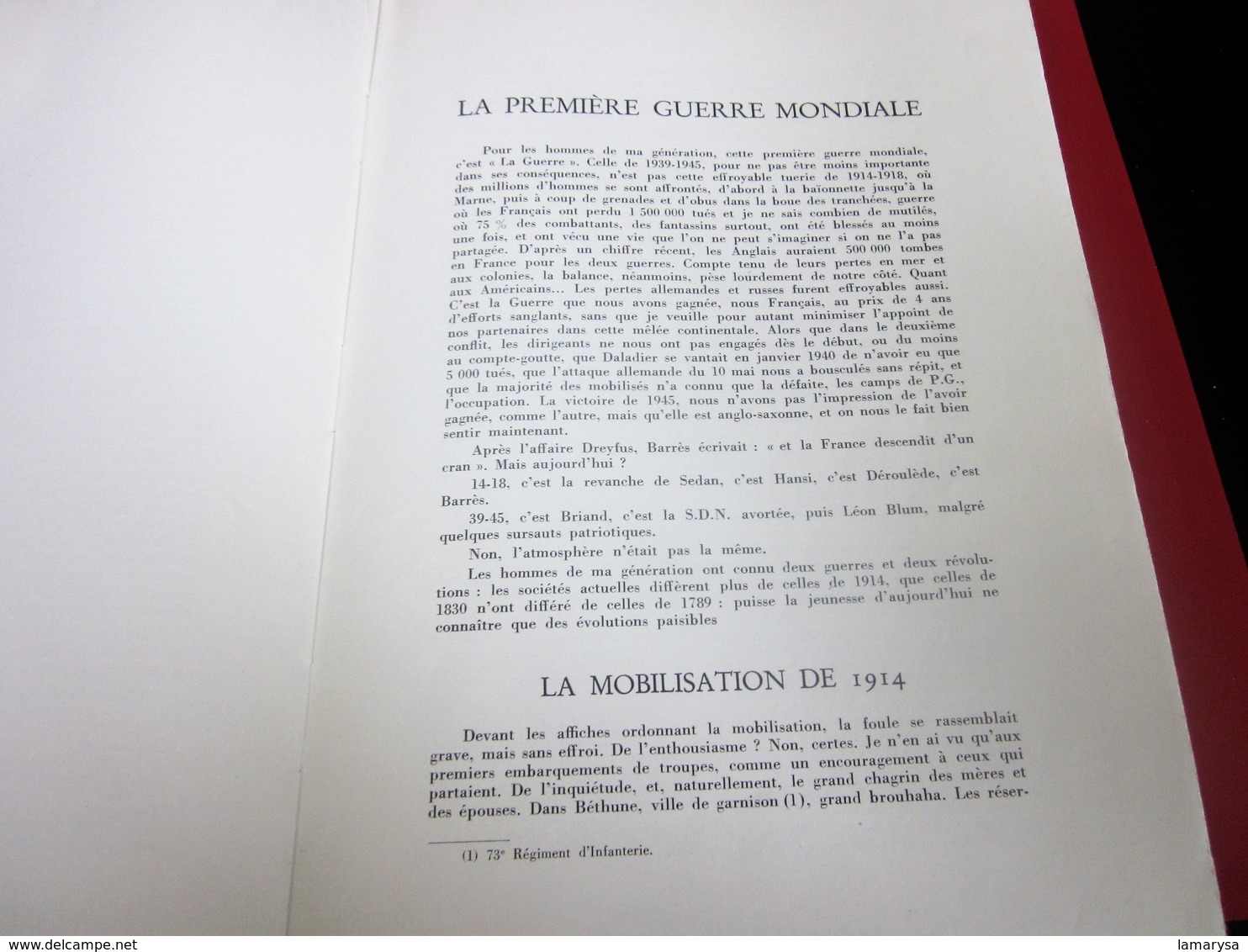 WW1 & WW2 -SOUVENIR DE GUERRE D'1 FANTASSIN 51é DIVISION INFANTERIE-par Gaston Richebé .Militaria Document - Documents