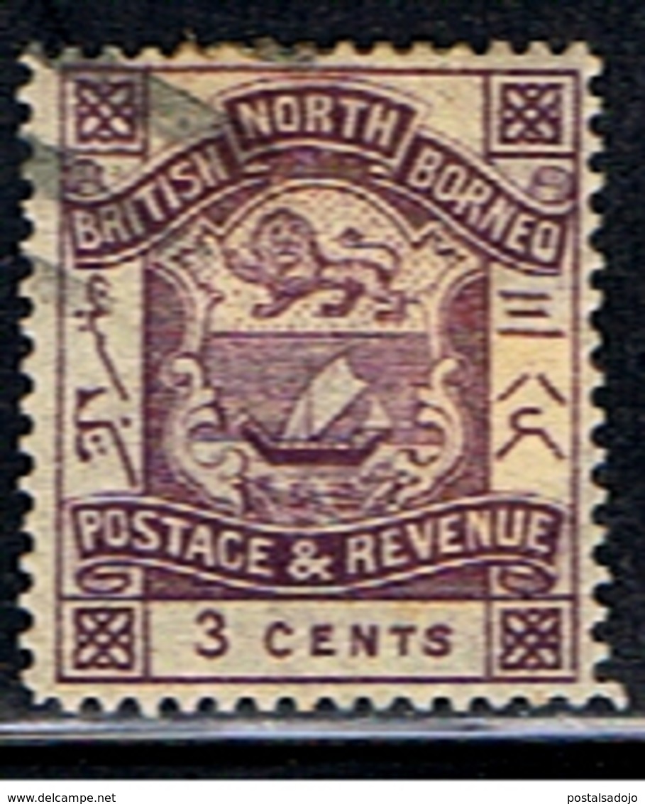 BORNEO 16 // YVERT 37 // 1889-92 - Nordborneo (...-1963)