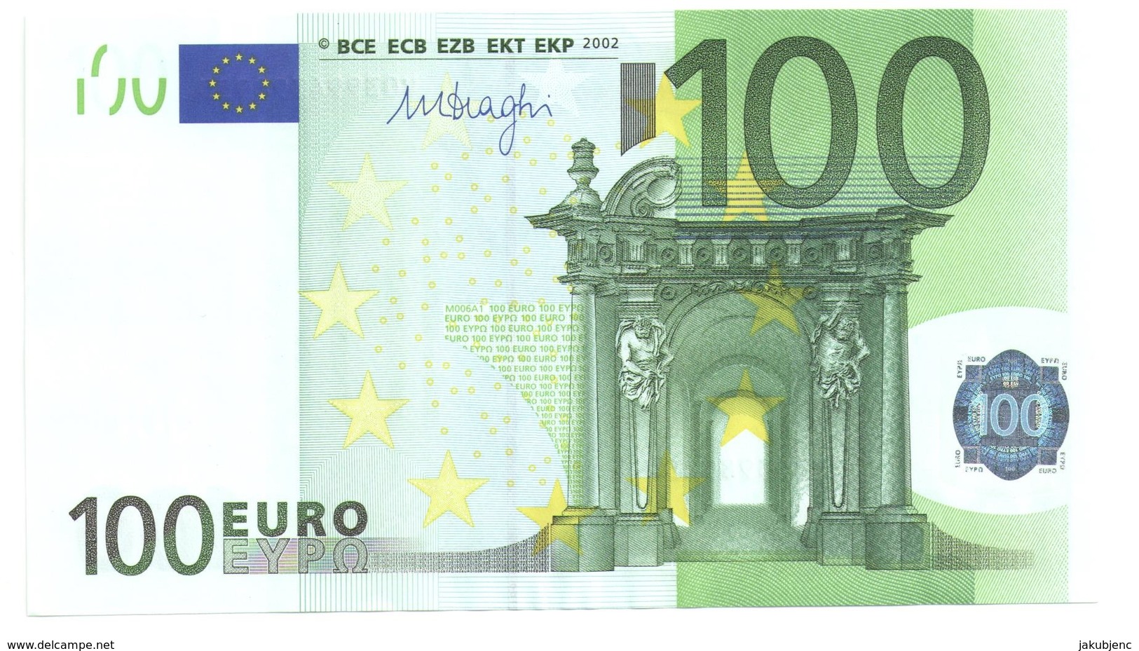 100 EURO "V" M006A1 UNC - 100 Euro