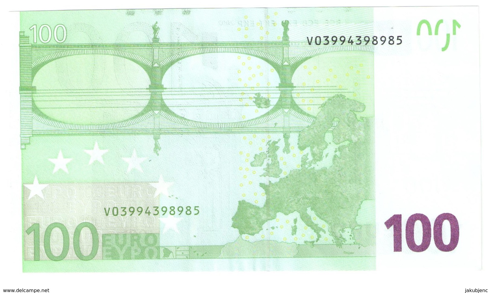 100 EURO "V" M006A1 UNC - 100 Euro