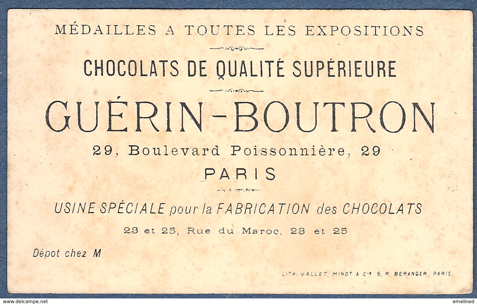 Chromo Or Doré Chocolat Guerin-Boutron Vallet Minot Enfants Fillettes Déguisement Mariée Maman Va Bien Rire - Guérin-Boutron