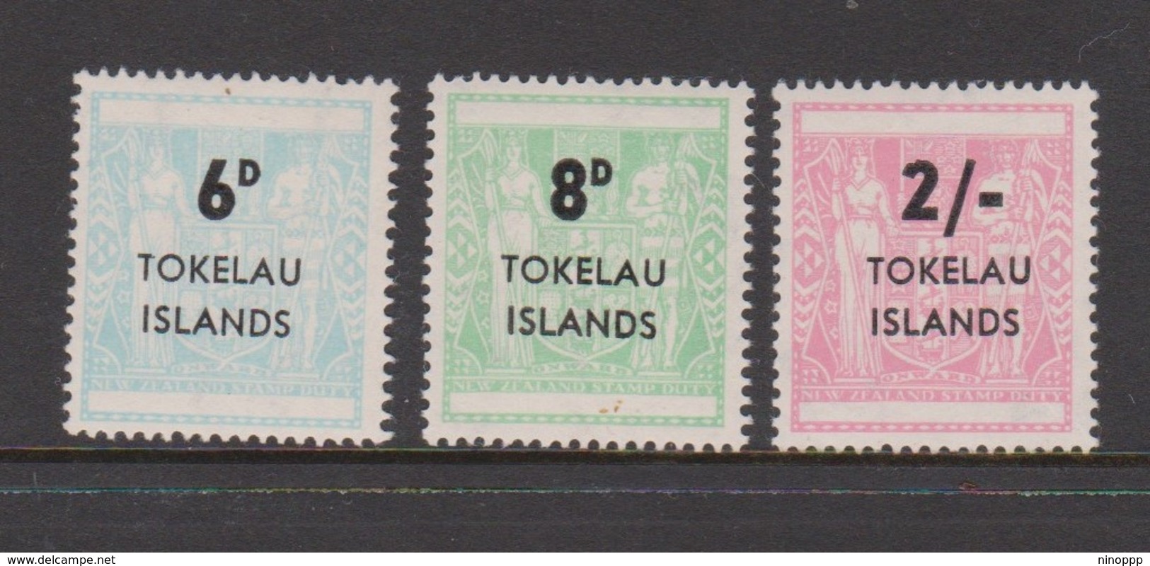 Tokelau SG 6-8 1966 Arms Surcharged,mint Never Hinged - Tokelau