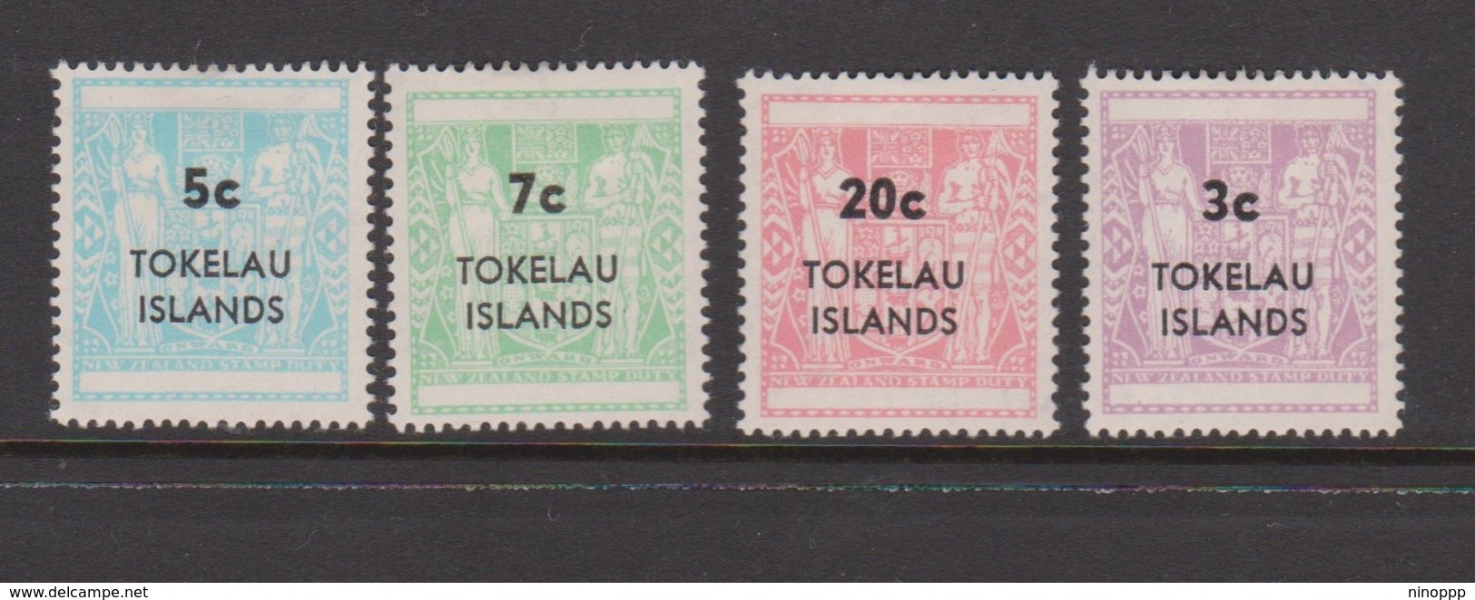 Tokelau SG 12-15 1968 Arms Surcharged,mint Never Hinged - Tokelau