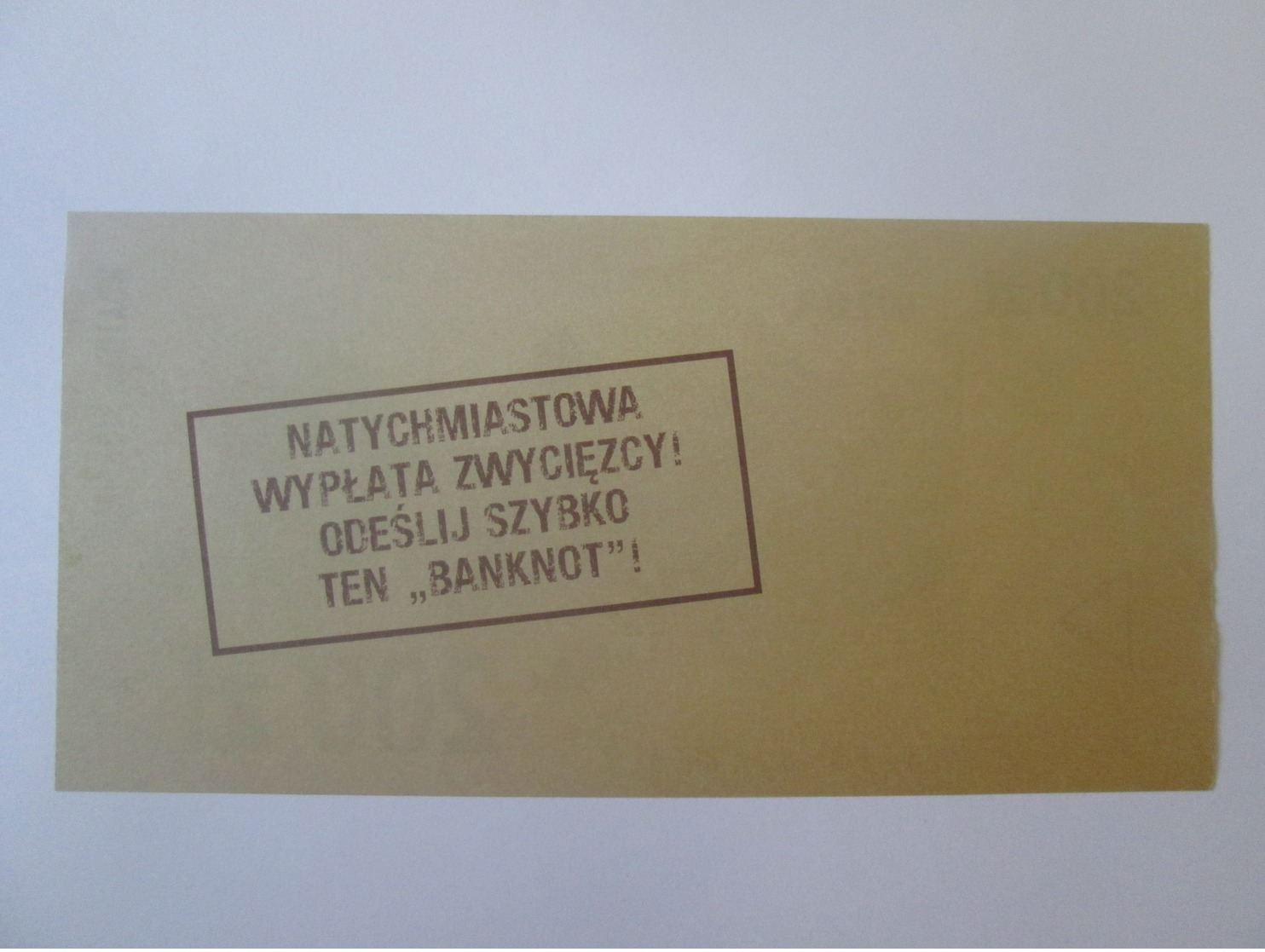 Rare! Poland Voucher 200 Zlotych 1990 Banknote In Very Good Conditions - Polonia