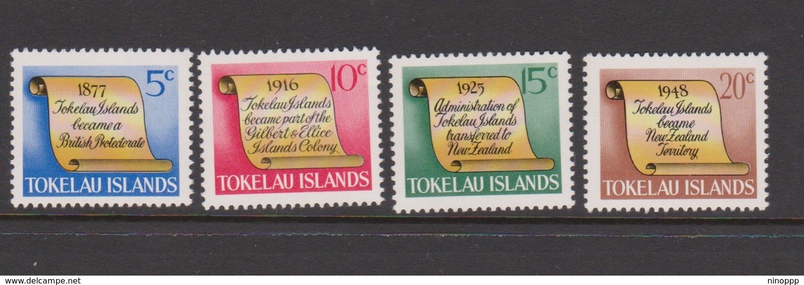 Tokelau SG 16-19 1969 History Of Tokelau,mint Never Hinged - Tokelau