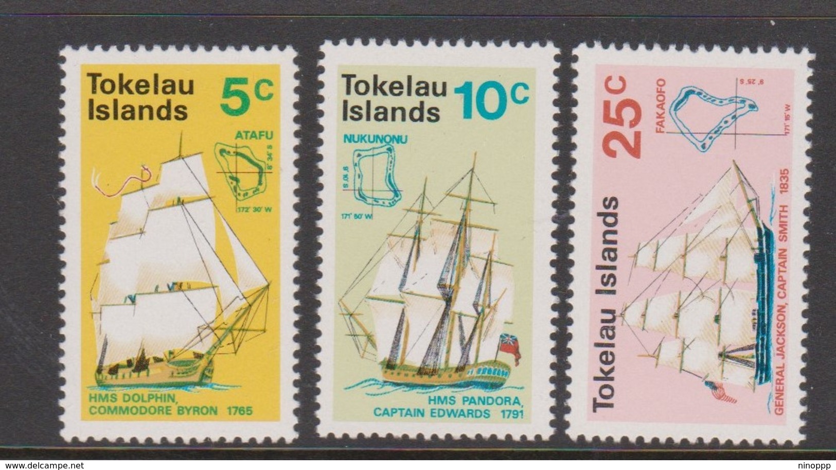 Tokelau SG 22-24 1970 Discovery Of Tokelau Islands,mint Never Hinged - Tokelau