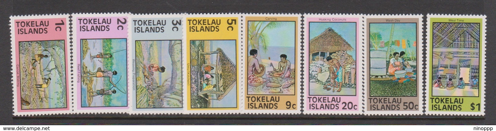 Tokelau SG 49-56 1976 Definitives,mint Never Hinged - Tokelau
