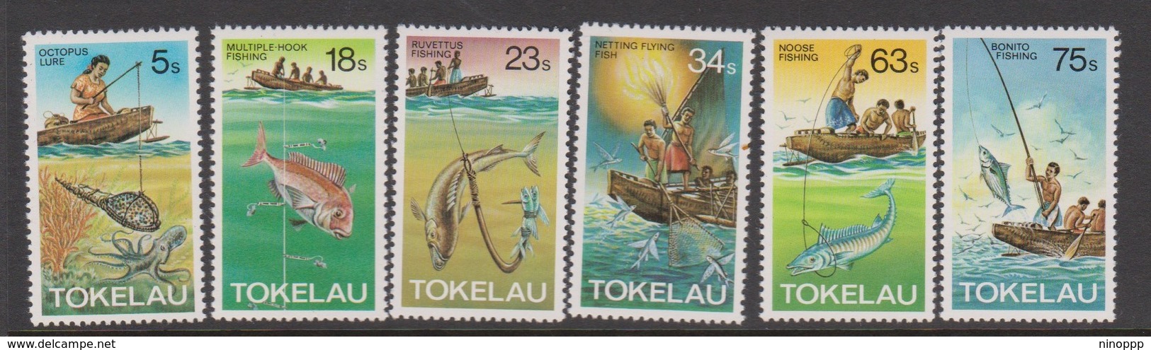 Tokelau SG 85-90 1982 Fishing Mwthods,mint Never Hinged - Tokelau