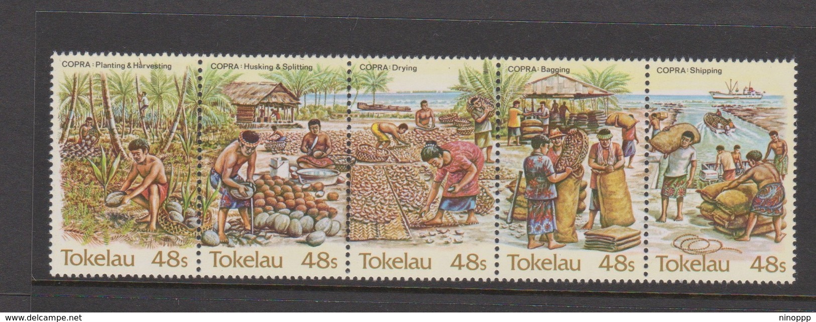 Tokelau SG 103-107 Copra Industry,mint Never Hinged - Tokelau