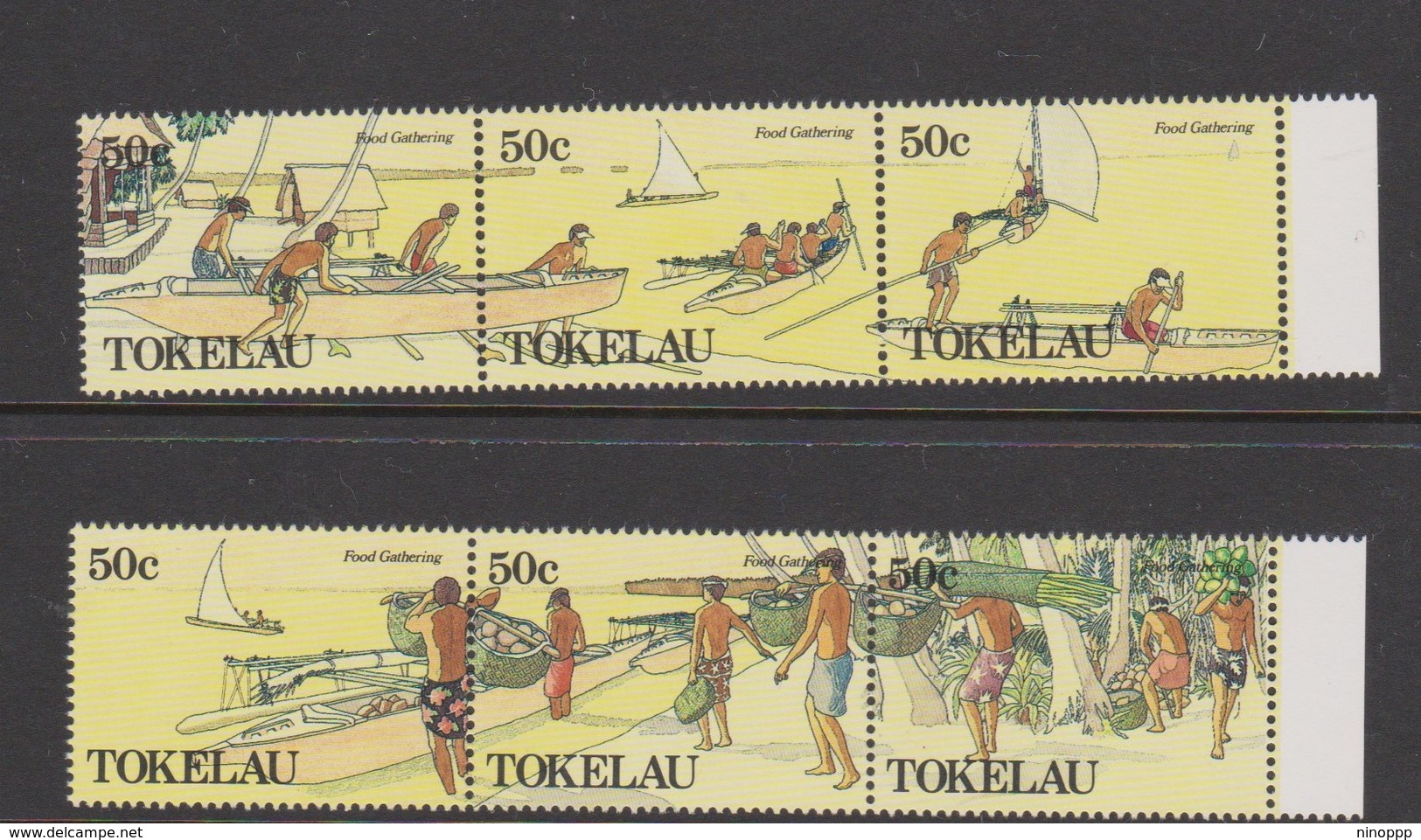 Tokelau SG 171-176 1989 Food Gathering,mint Never Hinged - Tokelau