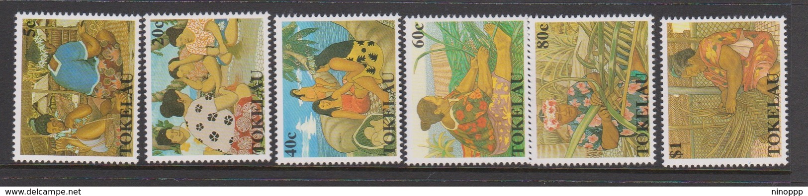 Tokelau SG 177-182 1990 Women's Handicrafts,mint Never Hinged - Tokelau