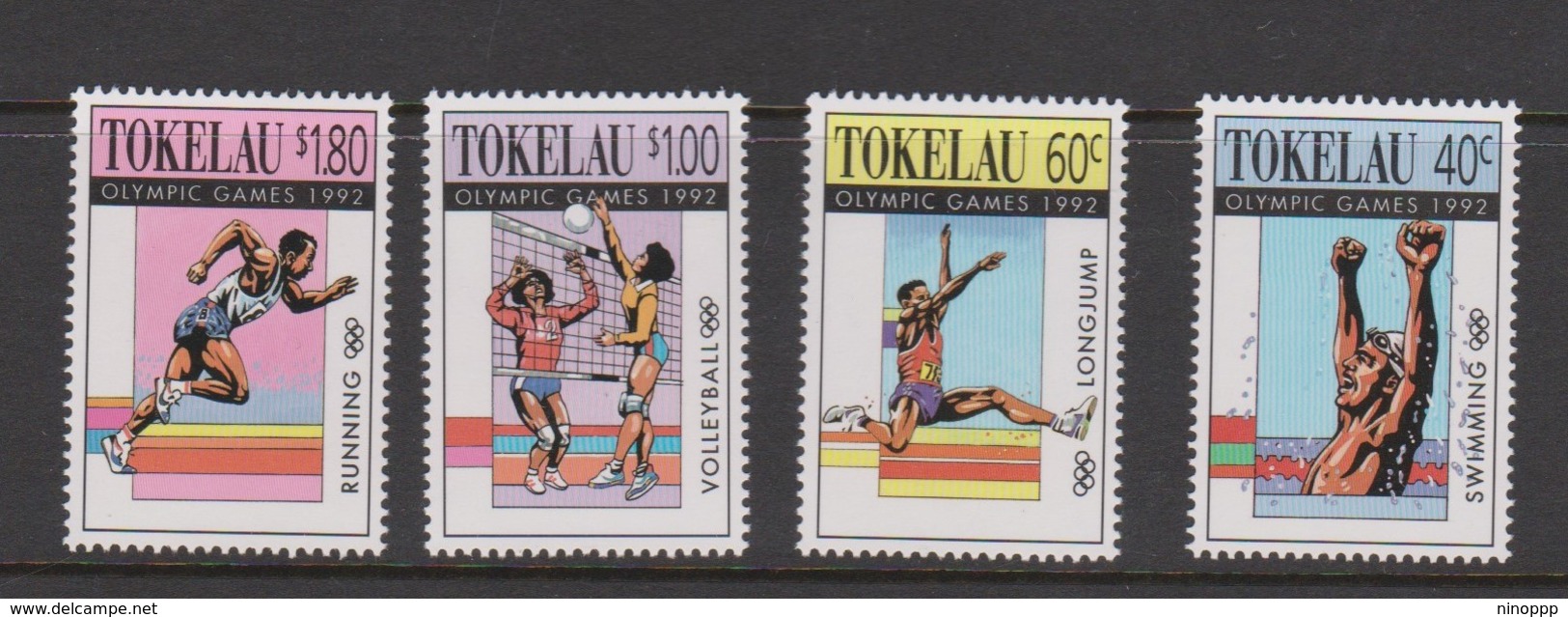 Tokelau SG 189-192 1992 Olympic Games Barcelona,mint Never Hinged - Tokelau