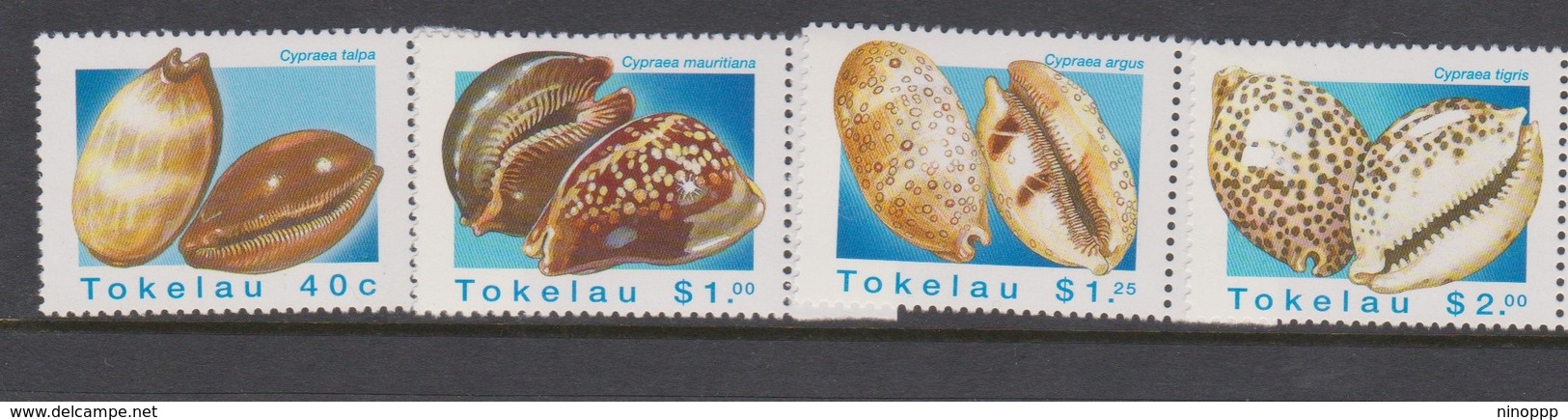 Tokelau SG 250-253 1996 Sea Shells,mint Never Hinged - Tokelau