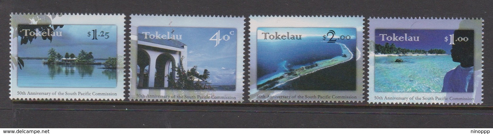 Tokelau SG 264-267 1997 50th Anniversary South Pacific Commission,mint Never Hinged - Tokelau