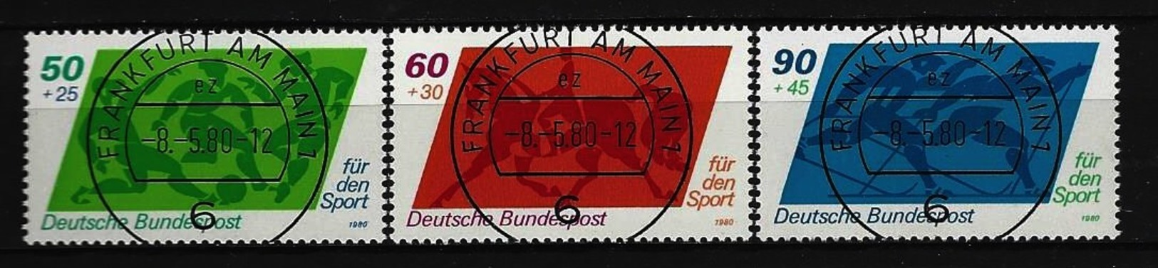 BUND Mi-Nr. 1046 - 1048 Sporthilfe Gestempelt - Gebraucht