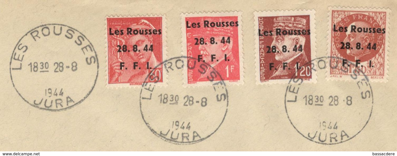 17488 - Libération LES ROUSSES - Guerra Del 1939-45