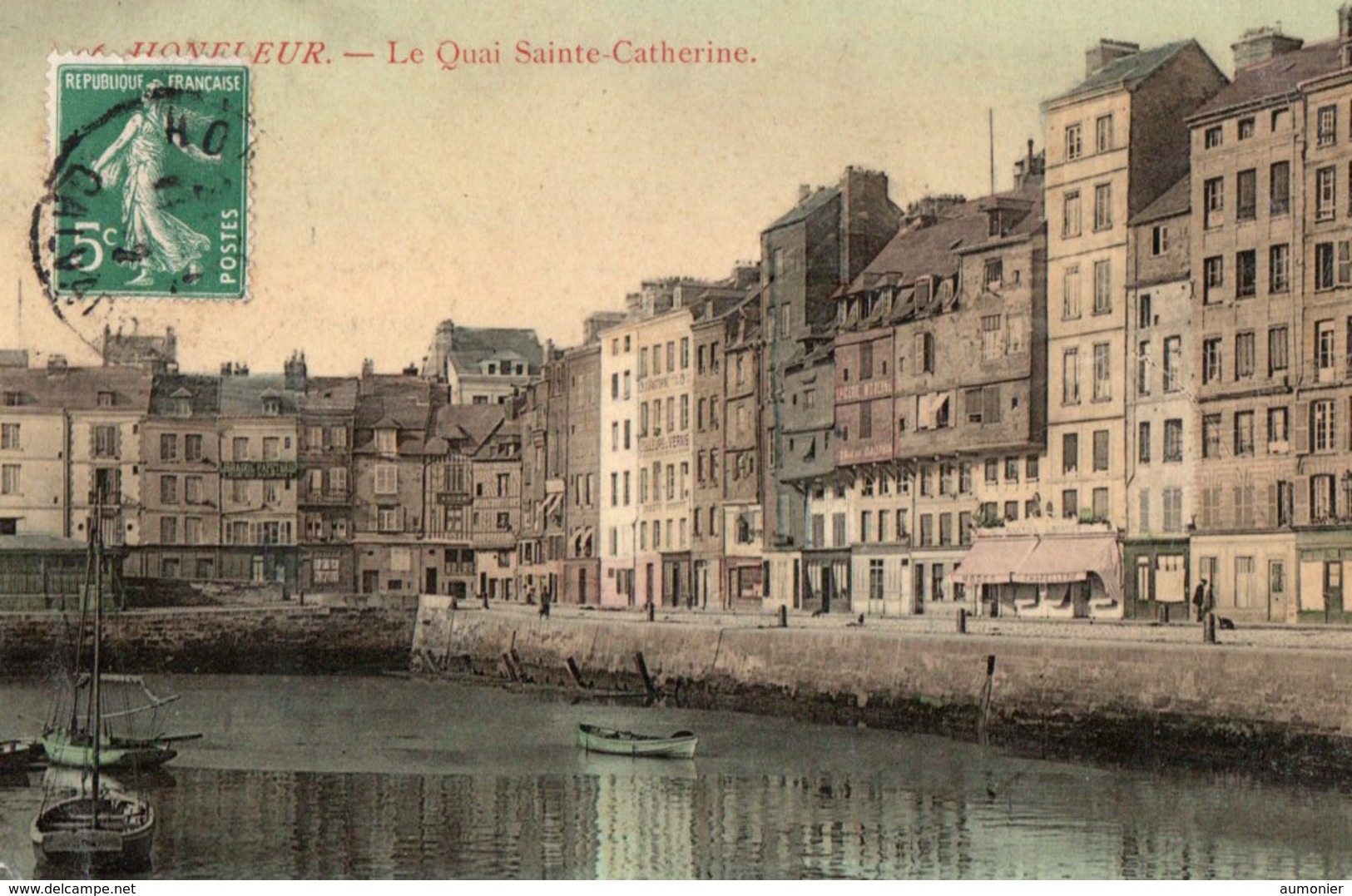 HONFLEUR ( 14 ) - Le Quai Sainte Catherine . - Honfleur