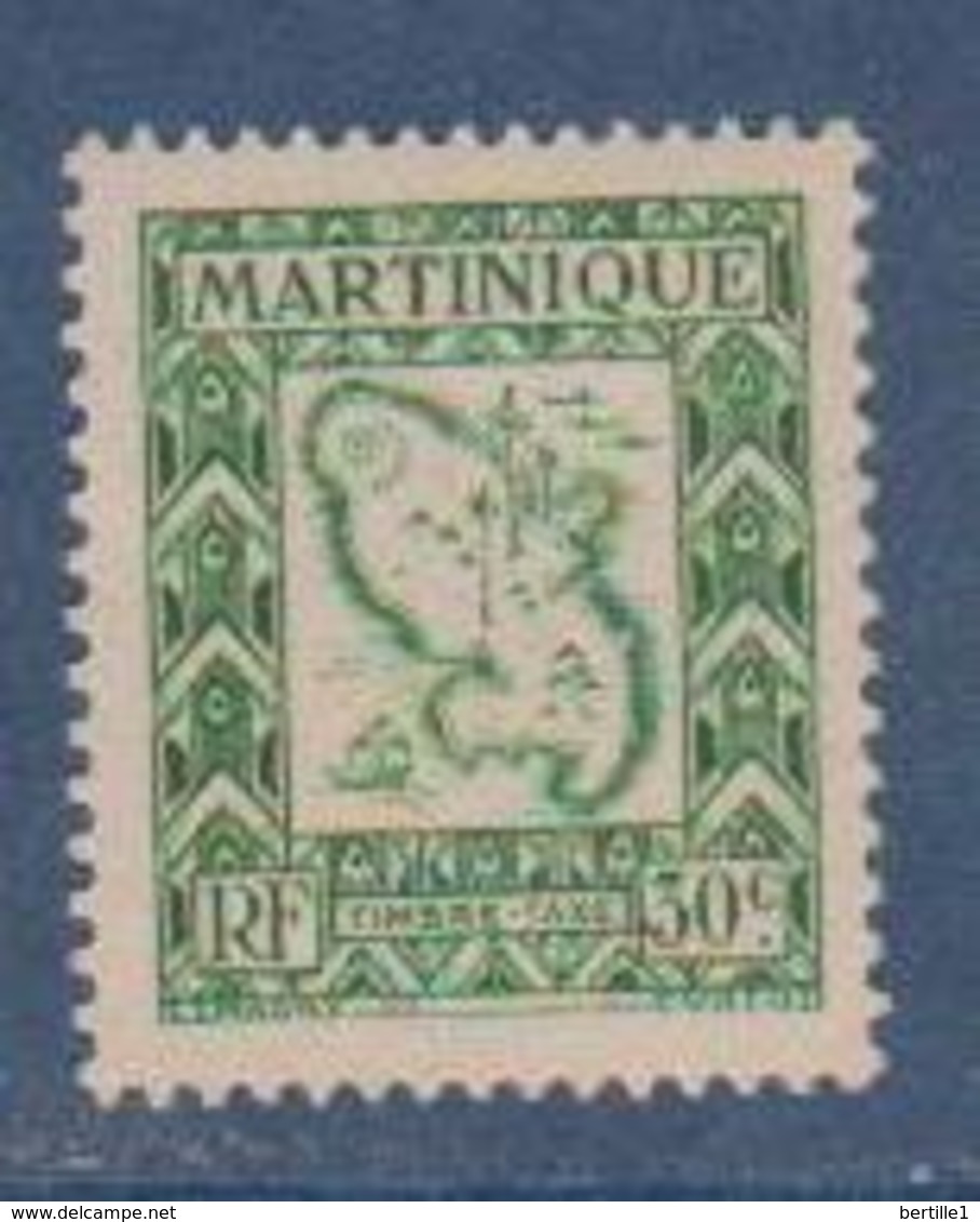 MARTINIQUE        N°  YVERT    TAXE  28           NEUF AVEC CHARNIERE      ( Char 02/20 ) - Timbres-taxe
