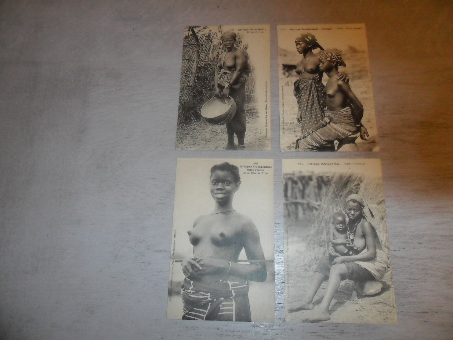 Beau Lot De 60 Cartes Postales D' Afrique Africa Afrika  Seins Nus Nu  Dakar  Sénégal  Djibouti  Tunis  Algérie - 5 - 99 Postales