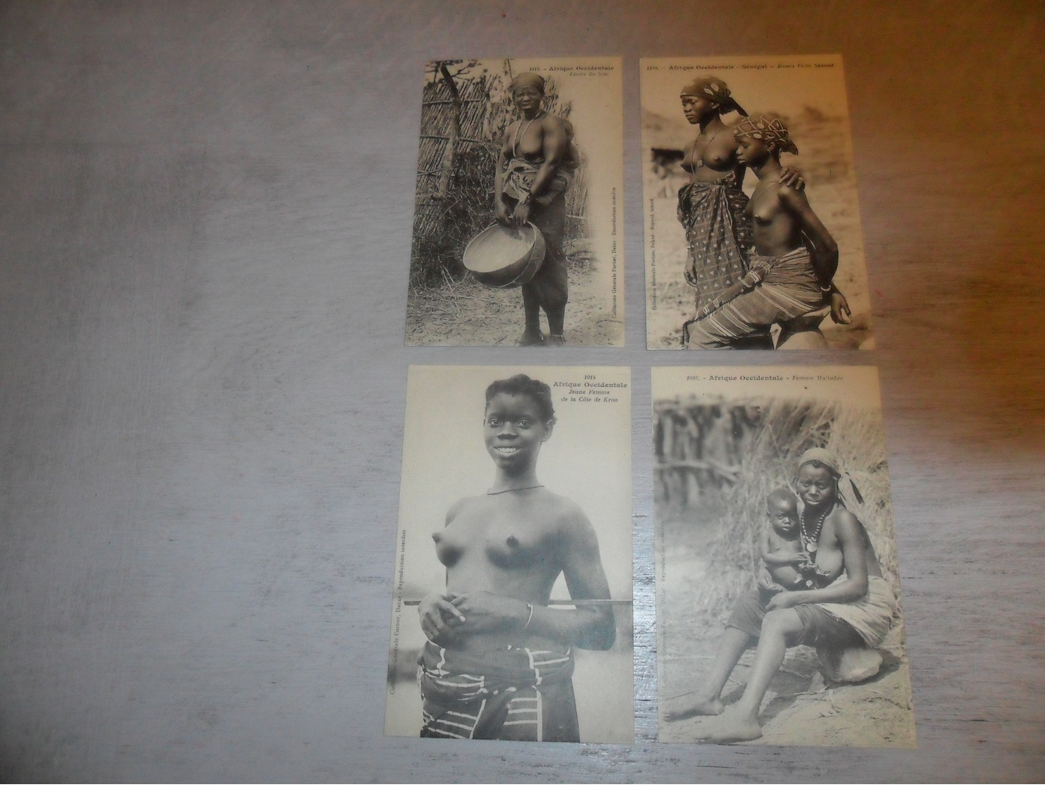 Beau Lot De 60 Cartes Postales D' Afrique Africa Afrika  Seins Nus Nu  Dakar  Sénégal  Djibouti  Tunis  Algérie - 5 - 99 Cartes