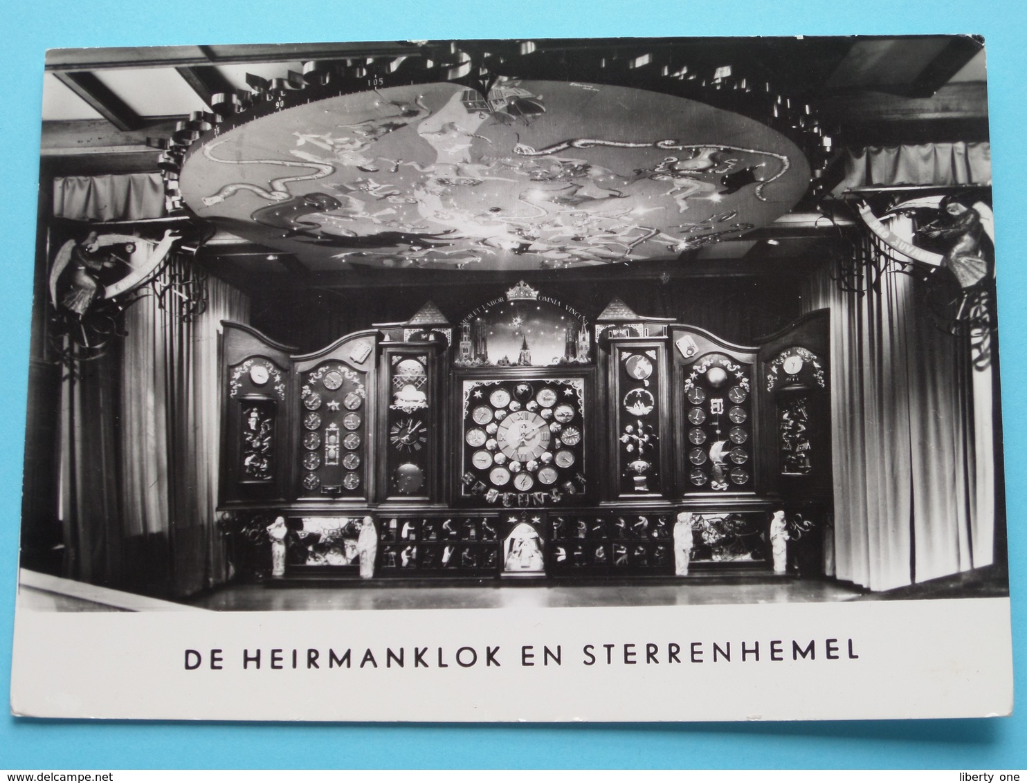 De HEIRMANKLOK En STERRENHEMEL " Astronomisch Uurwerk " Kasteel WALBURG ( Guido Coolens ) Anno 1969 ( Zie Foto ) ! - Sint-Niklaas