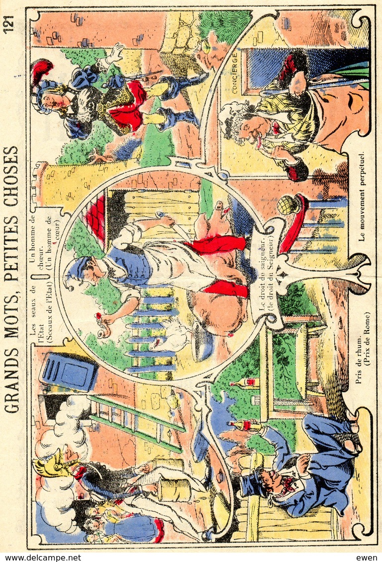 Affichette Ancienne Prévost-Bougès à Orléans. Belle Image D'Epinal Au Verso. Marchés à Jargeau, Neuville Aux Bois ... - Afiches