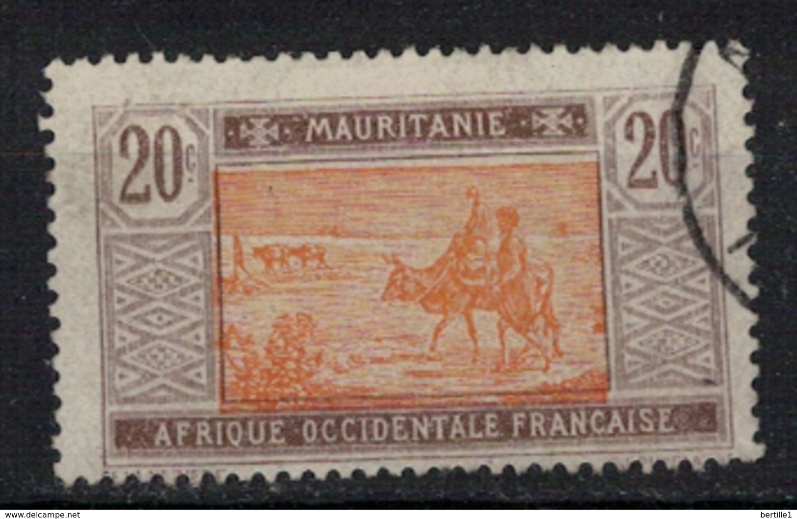 MAURITANIE       N° YVERT  :    23   OBLITERE       (  Ob 3/56 ) - Oblitérés