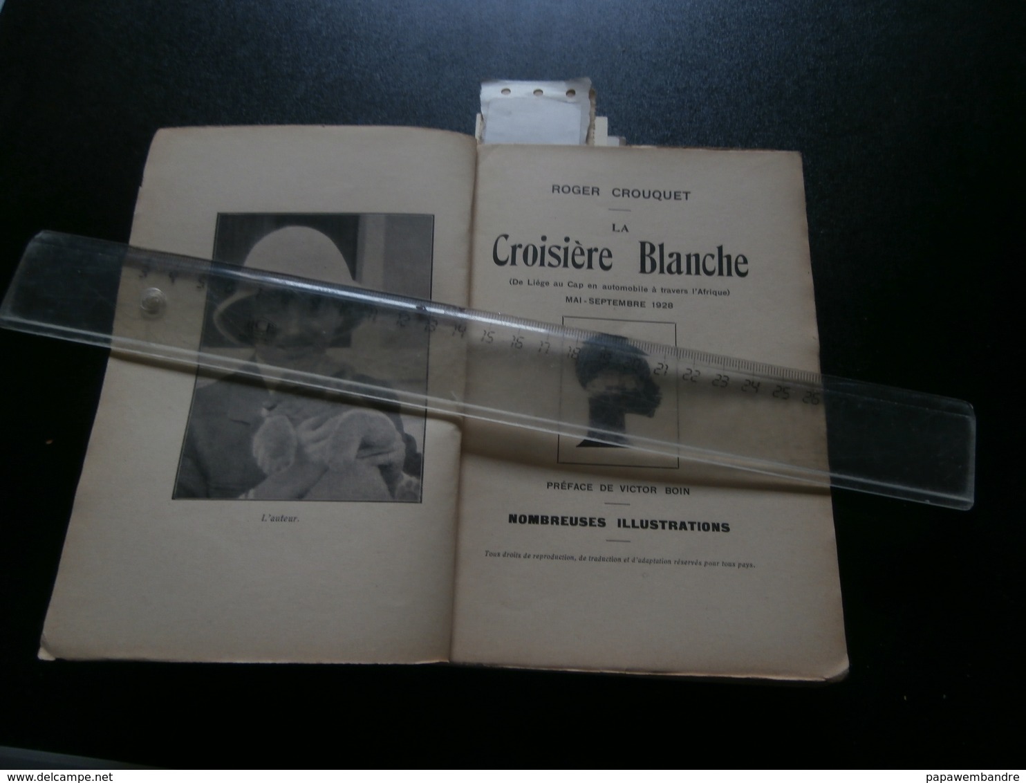 Roger Crouquet : La Croisière Blanche (1928) Afrique, Congo, F.N., Timgad, Saxon - 1901-1940