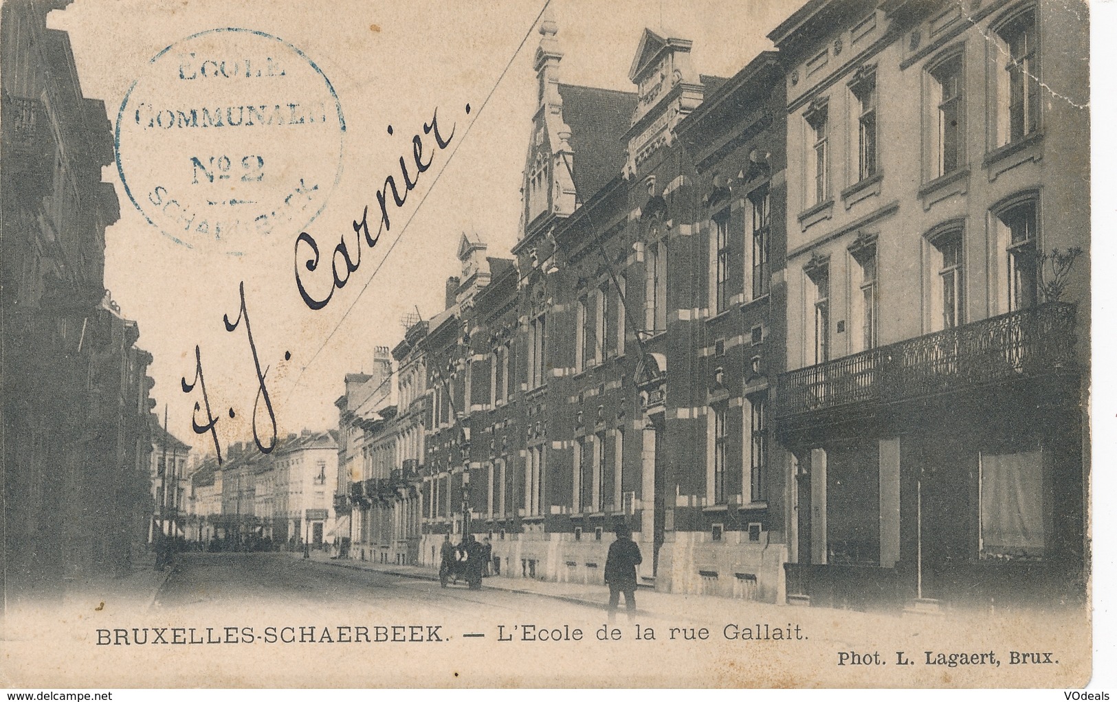 CPA - Belgique - Brussels - Bruxelles - Schaerbeek - L'Ecole De La Rue Gallait - Schaerbeek - Schaarbeek