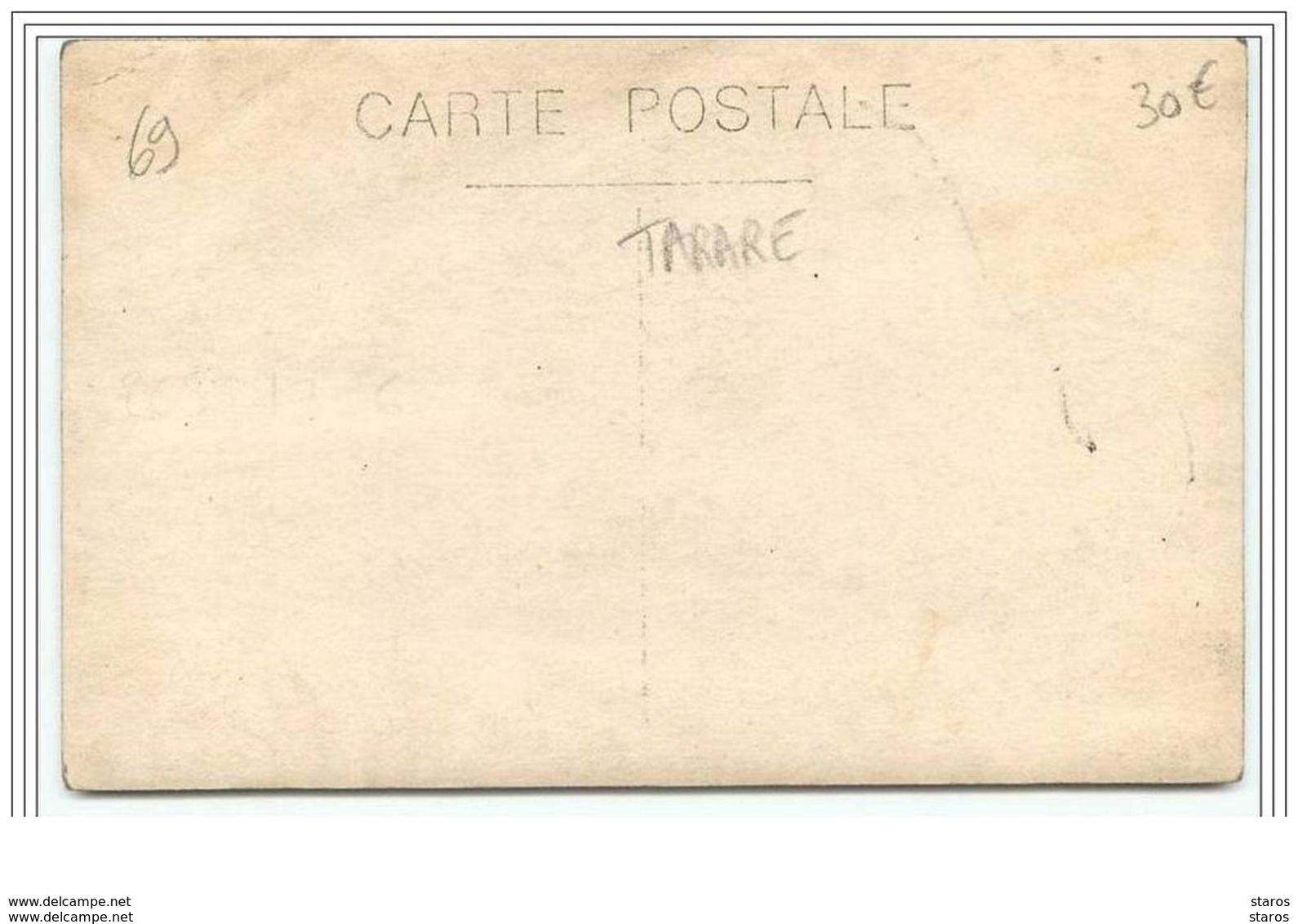 Carte-photo De TARARE - Tarare